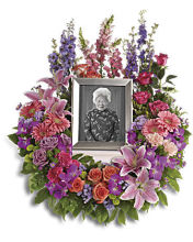 Wreath with picture